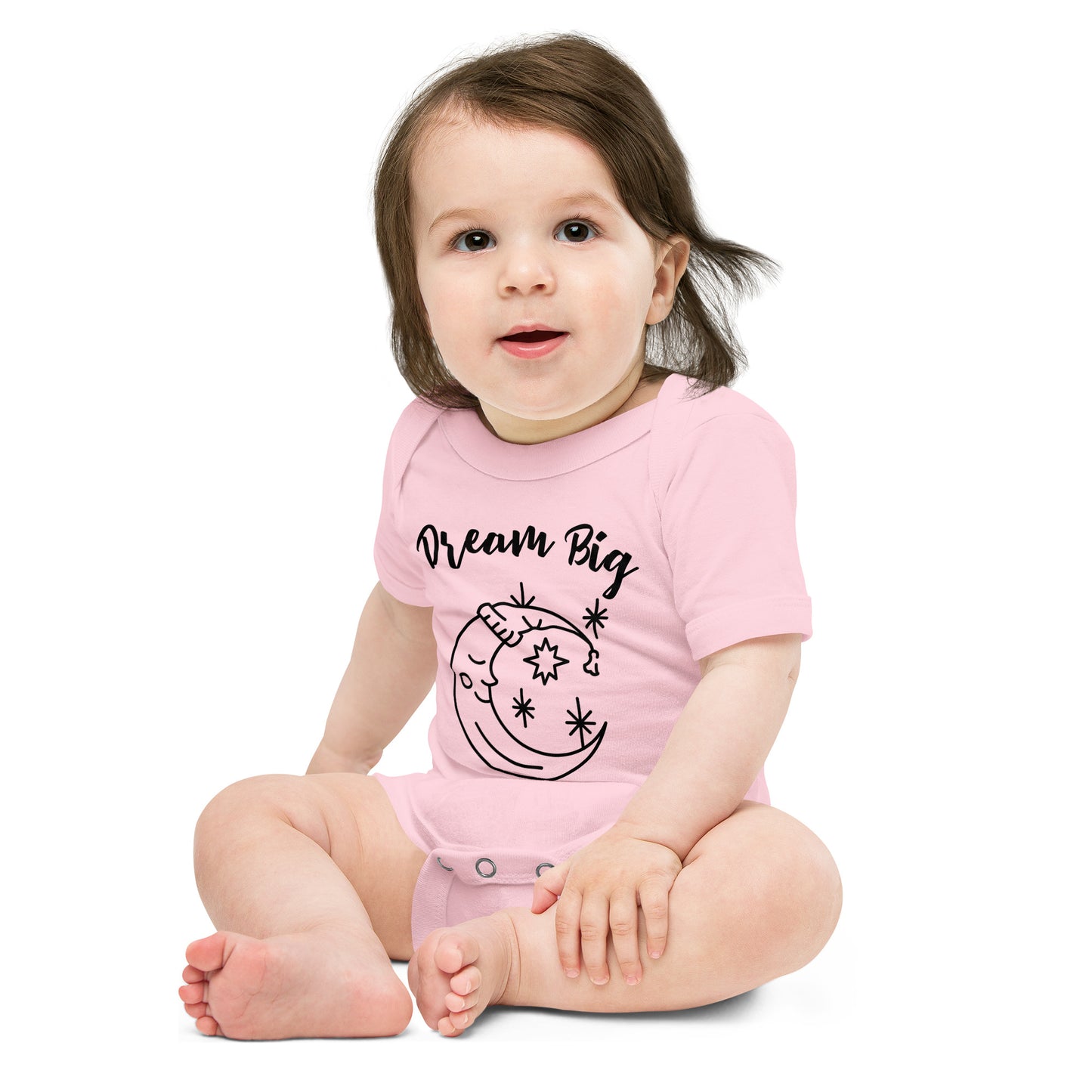 Baby short sleeve one piece Dream Big