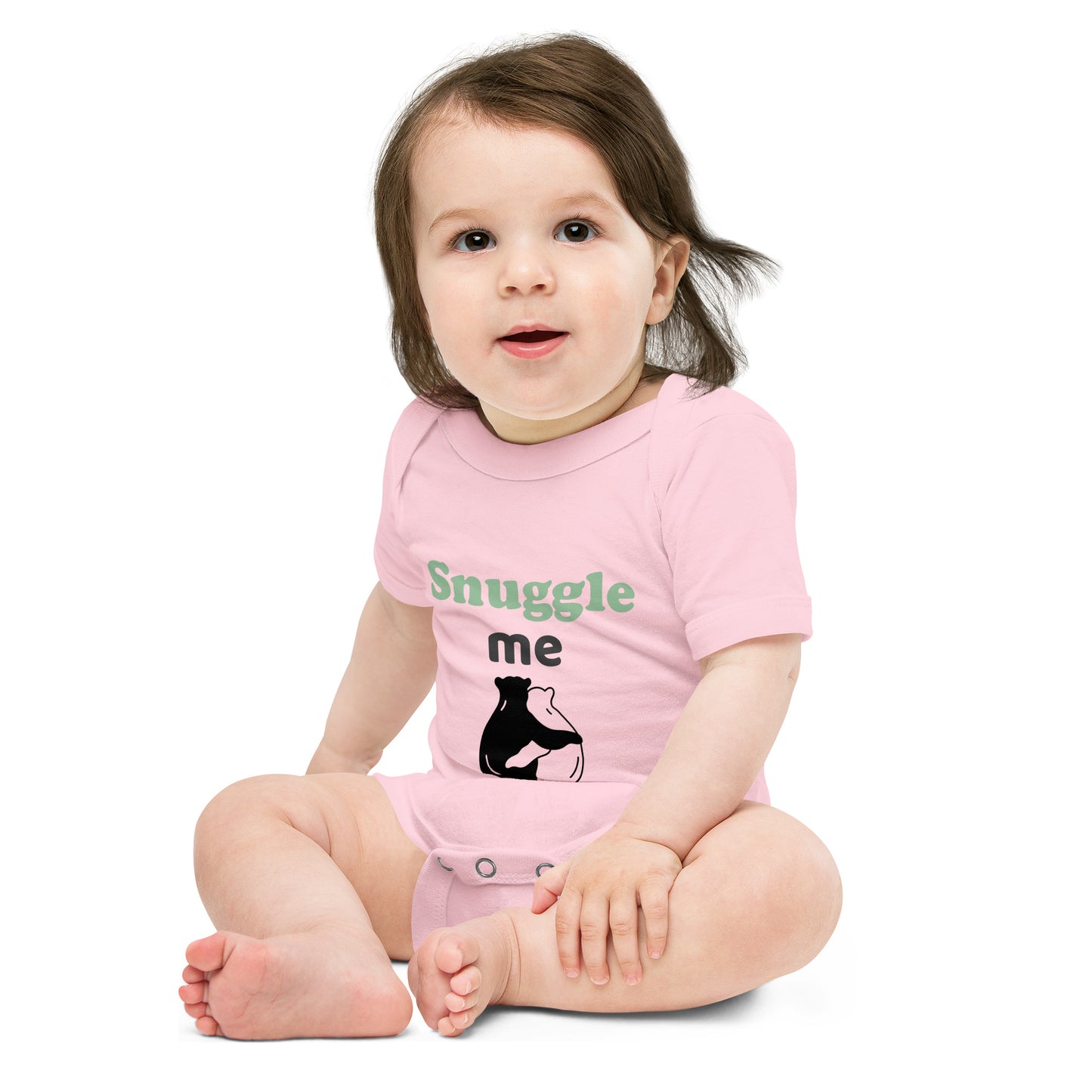Baby short sleeve one piece Snuggle Me