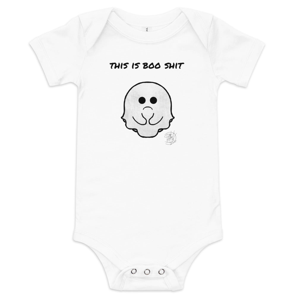 Baby short sleeve one piece Halloween Boo