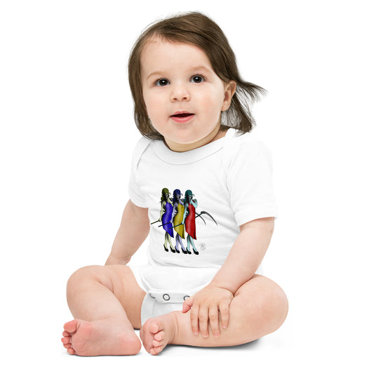 Baby short sleeve one piece Lady Death Triple