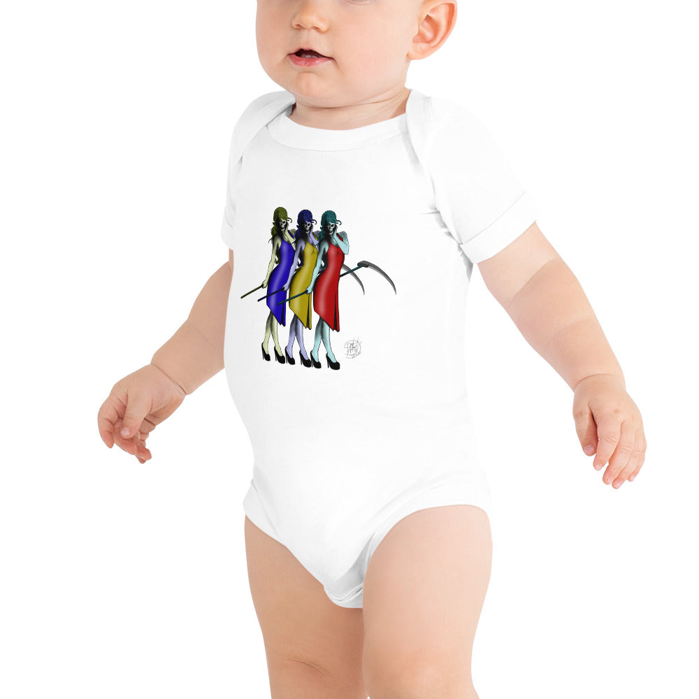 Baby short sleeve one piece Lady Death Triple