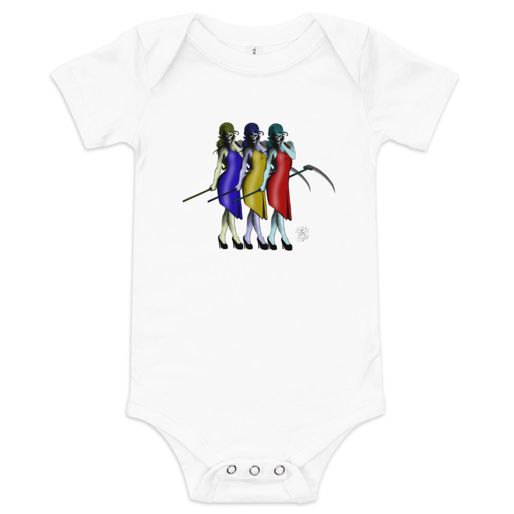 Baby short sleeve one piece Lady Death Triple