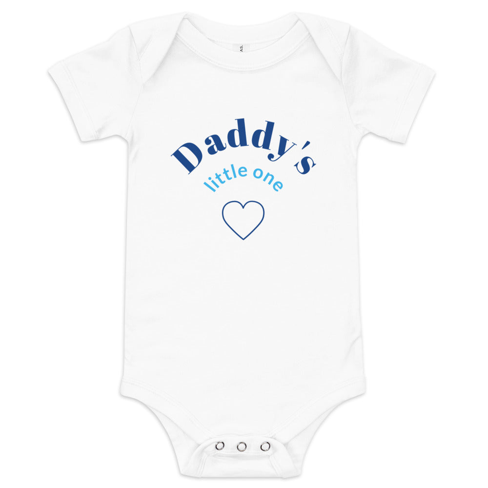 Baby short sleeve one piece Daddy's Little One