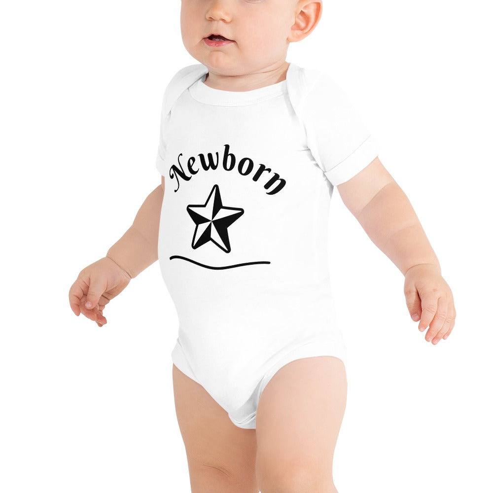 Baby short sleeve one piece Newborn (star)