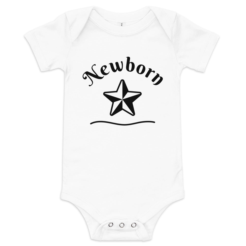 Baby short sleeve one piece Newborn (star)