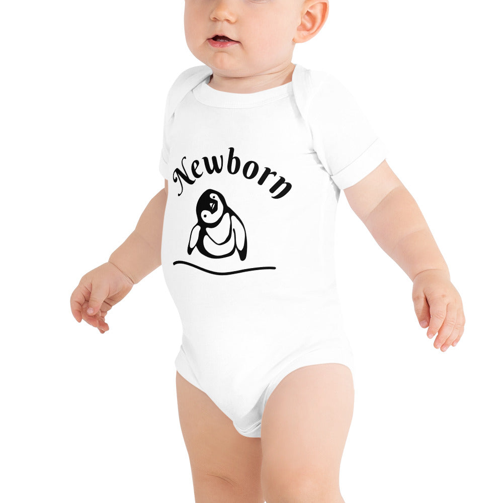Baby short sleeve one piece Newborn (penguin)