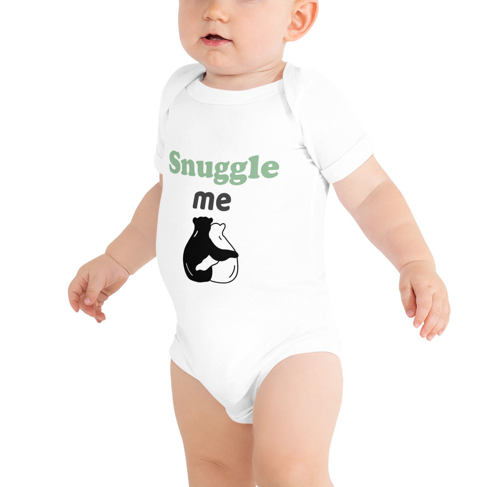 Baby short sleeve one piece Snuggle Me