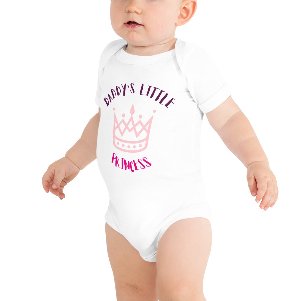 Baby short sleeve one piece Daddy's Little Princess