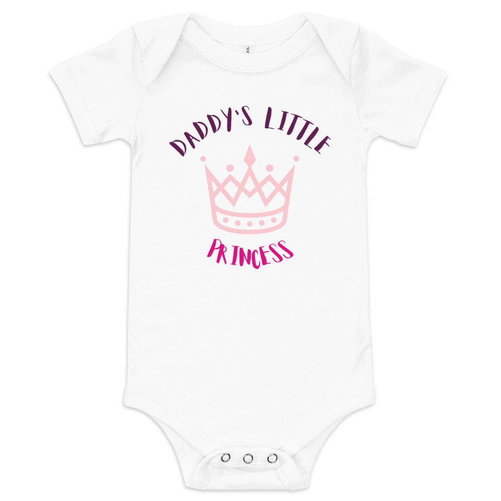 Baby short sleeve one piece Daddy's Little Princess