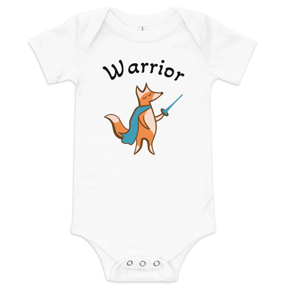 Baby short sleeve one piece Warrior