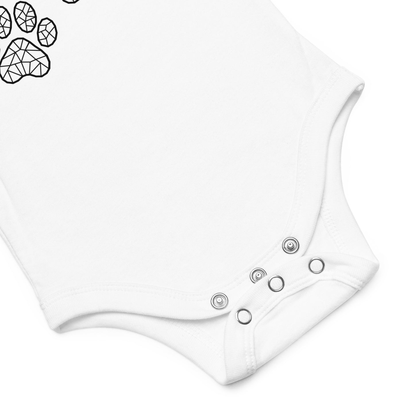 Baby short sleeve one piece My Bestie Has Paws