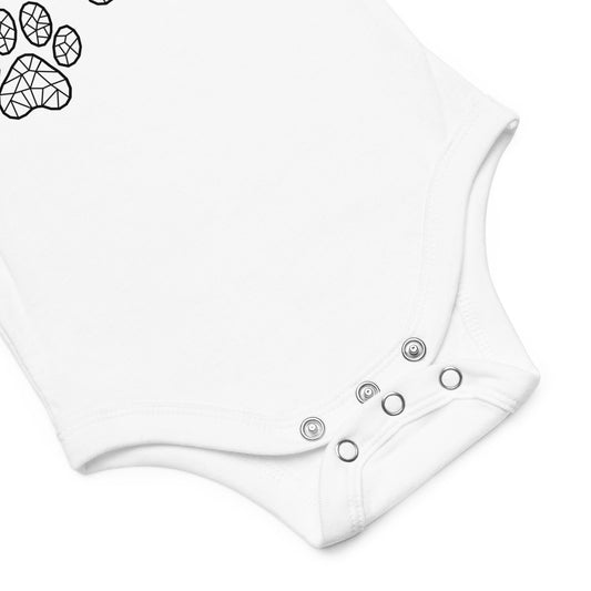 Baby short sleeve one piece My Bestie Has Paws