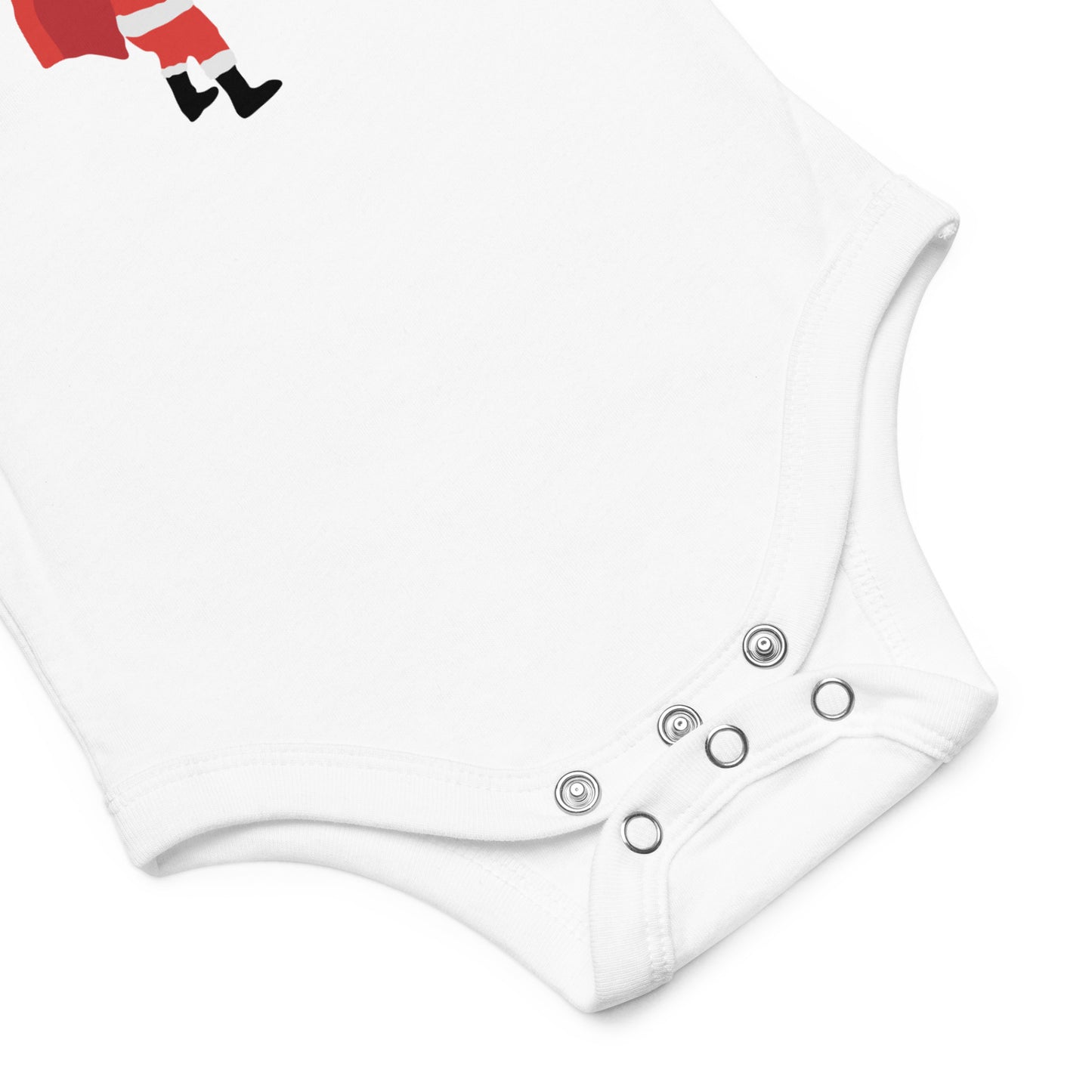 Baby short sleeve one piece Santa's Little Helper