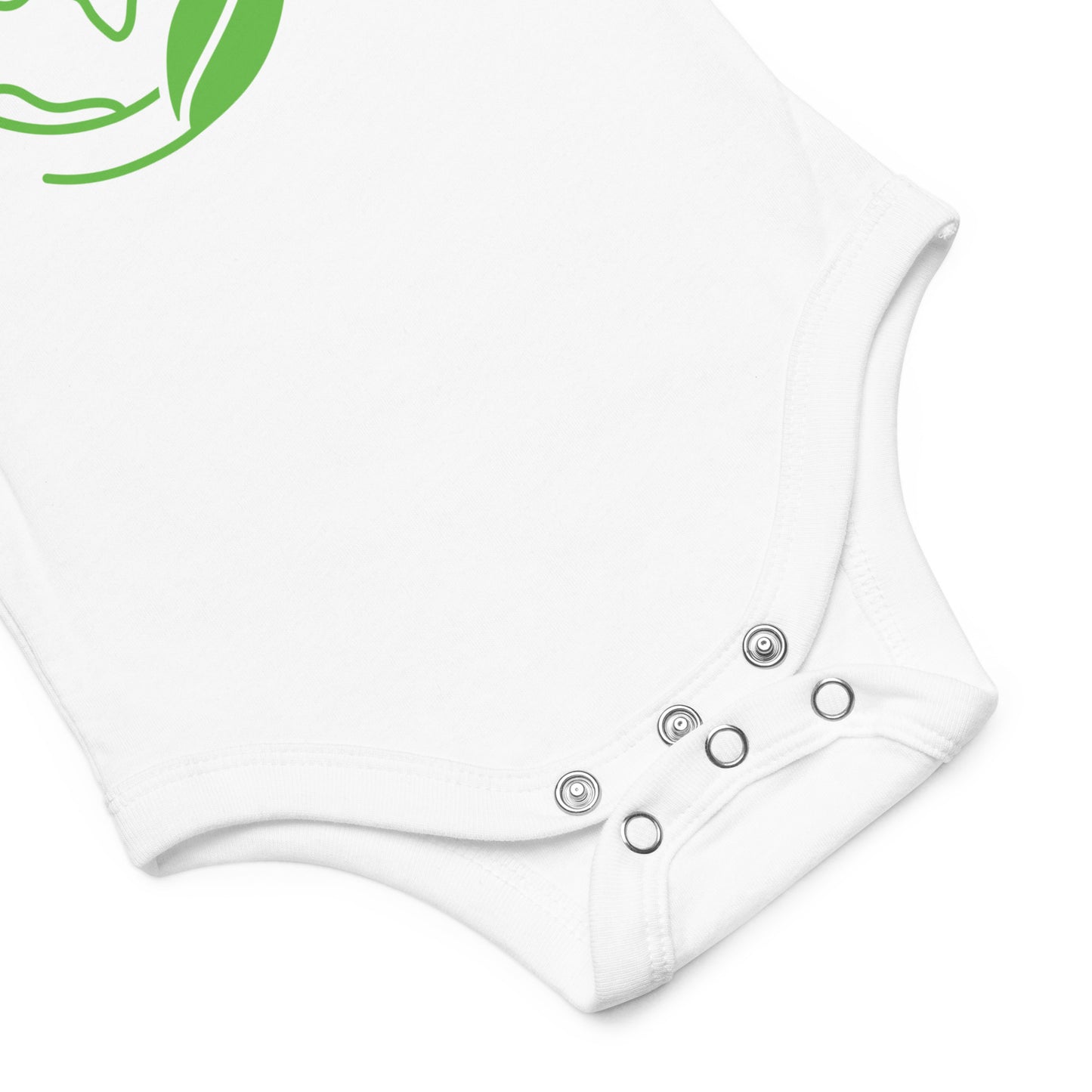 Baby short sleeve one piece Hello World