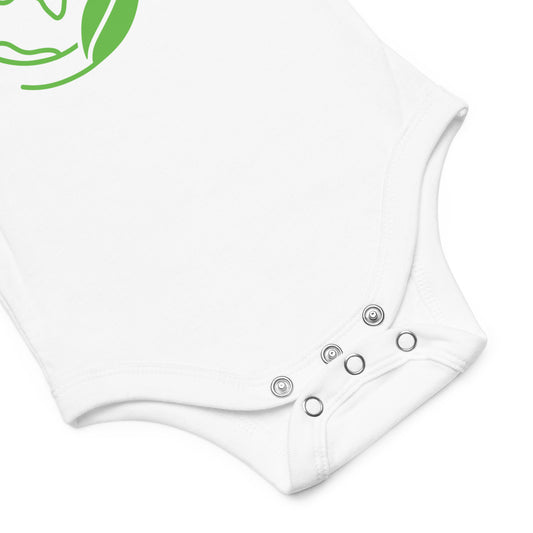 Baby short sleeve one piece Hello World