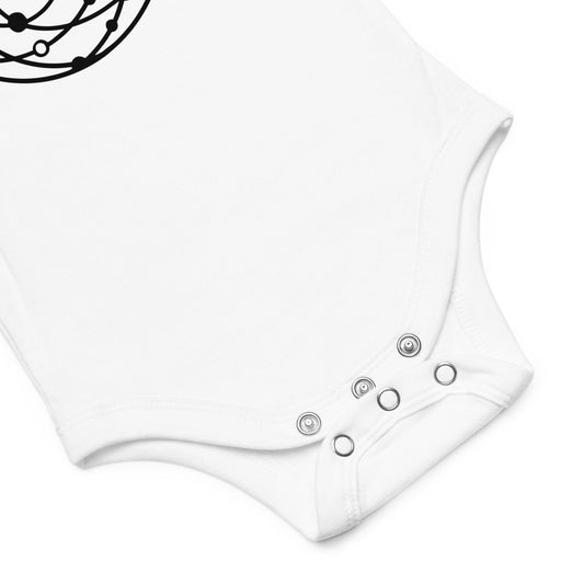 Baby short sleeve one piece Moon Child