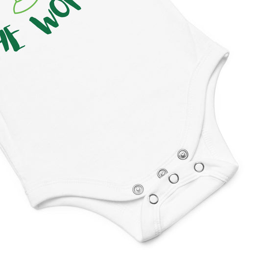 Baby short sleeve one piece Welcome To The World