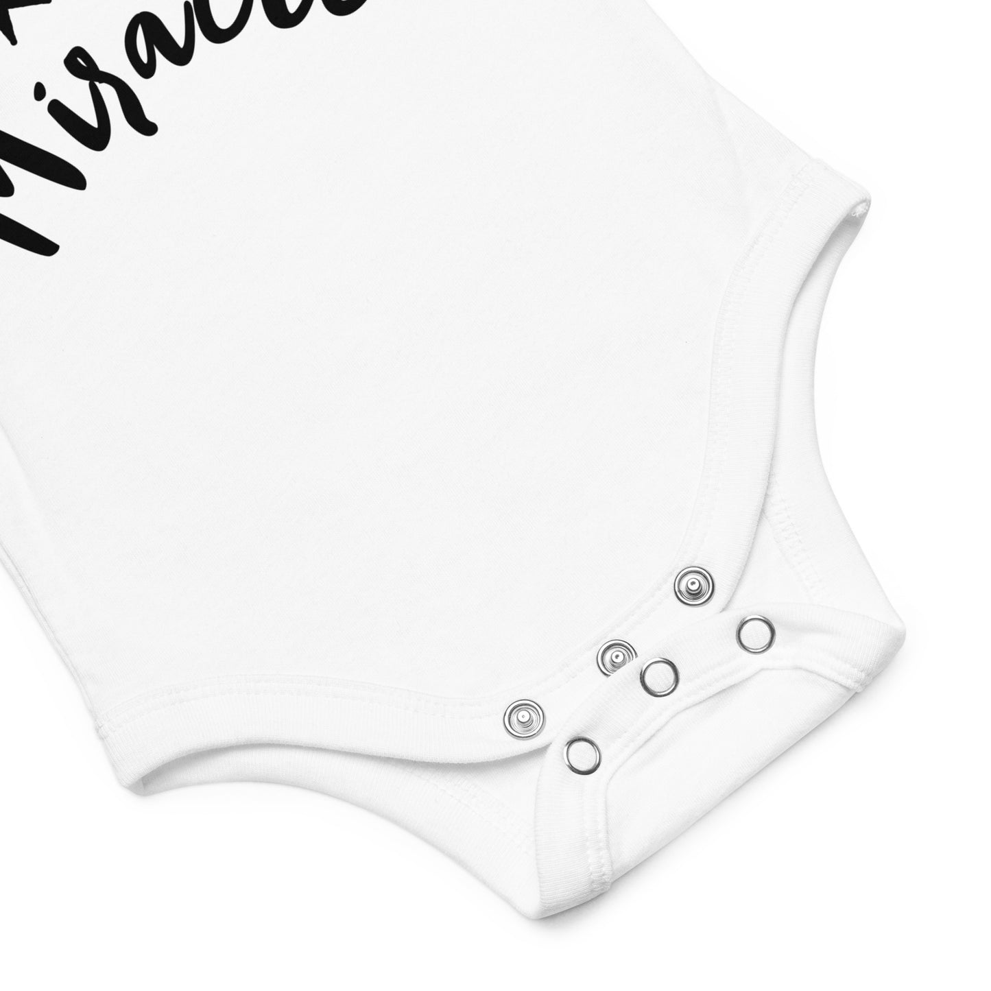Baby short sleeve one piece Our Little Miracle