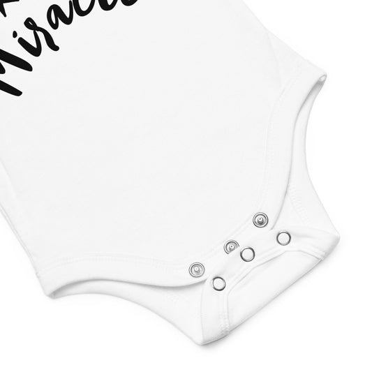 Baby short sleeve one piece Our Little Miracle
