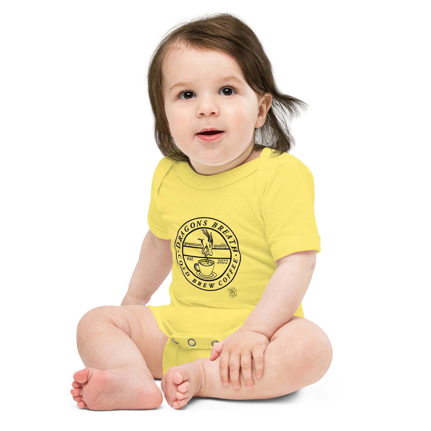 Baby short sleeve one piece Halloween Coffee
