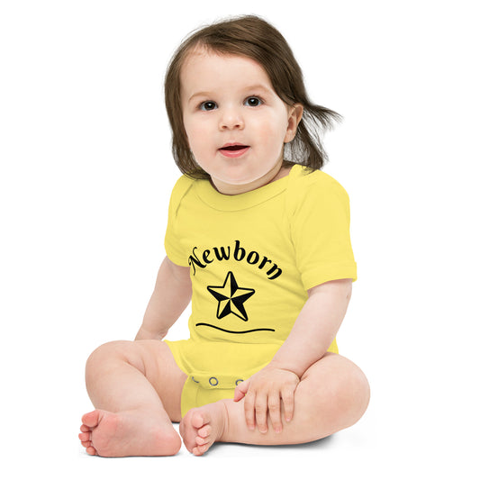 Baby short sleeve one piece Newborn (star)