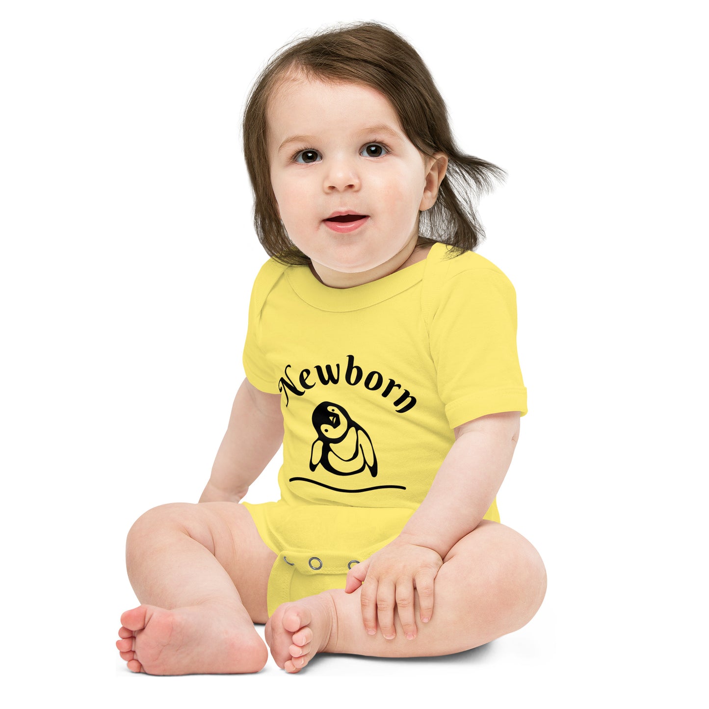 Baby short sleeve one piece Newborn (penguin)