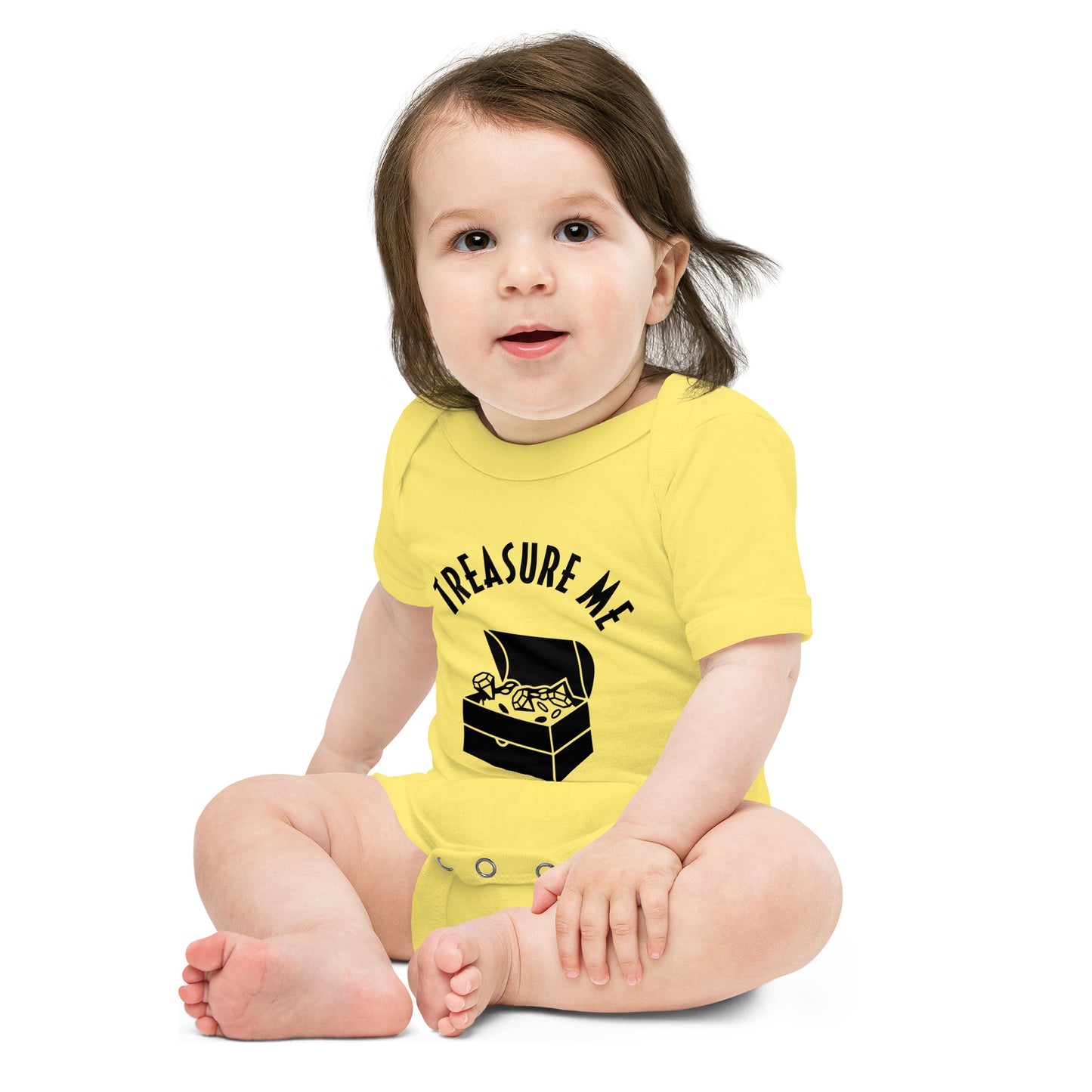 Baby short sleeve one piece Treasure Me