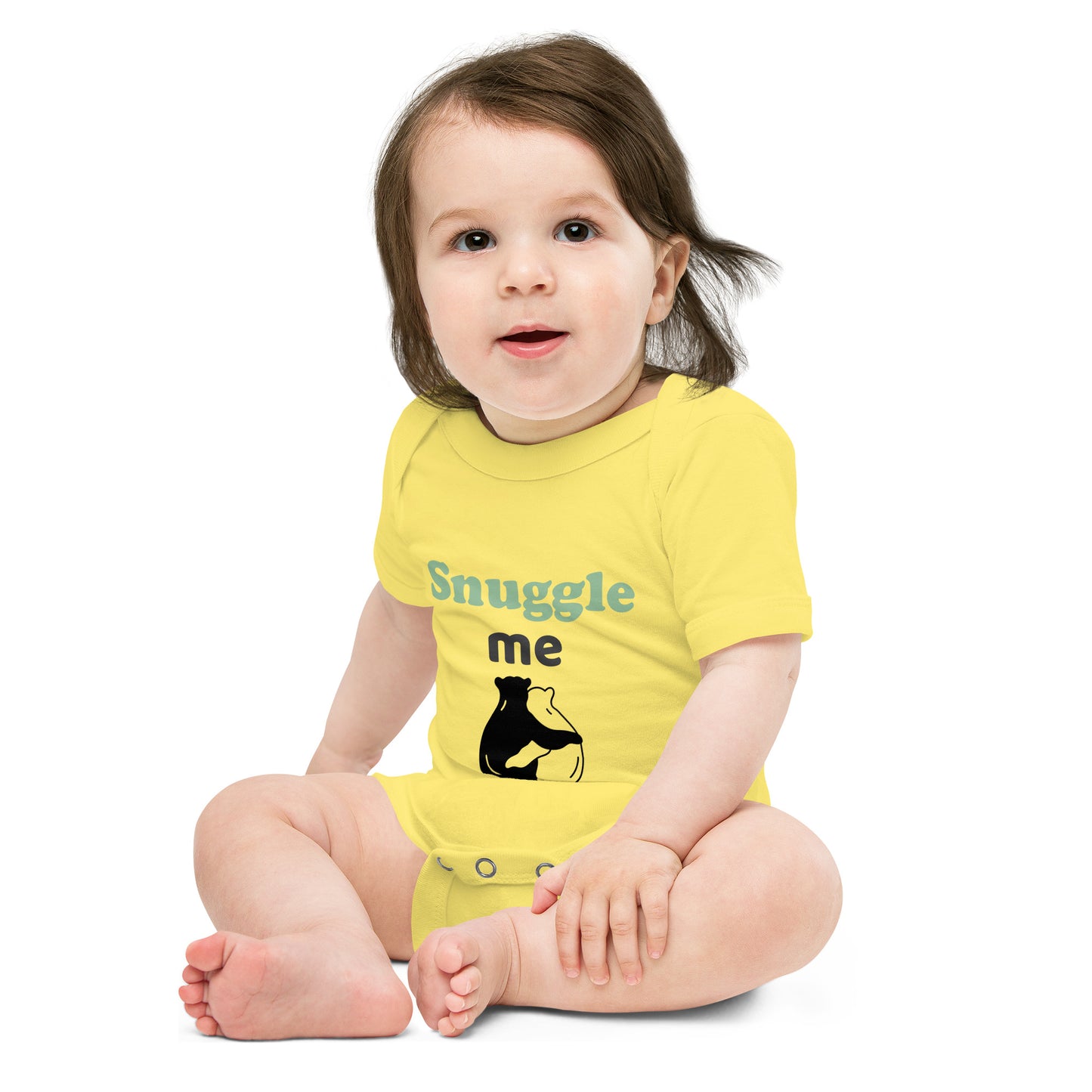 Baby short sleeve one piece Snuggle Me