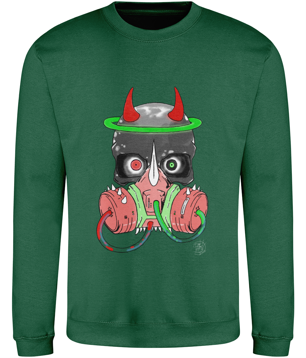 AWDis JH030 Sweatshirt Gas Mask