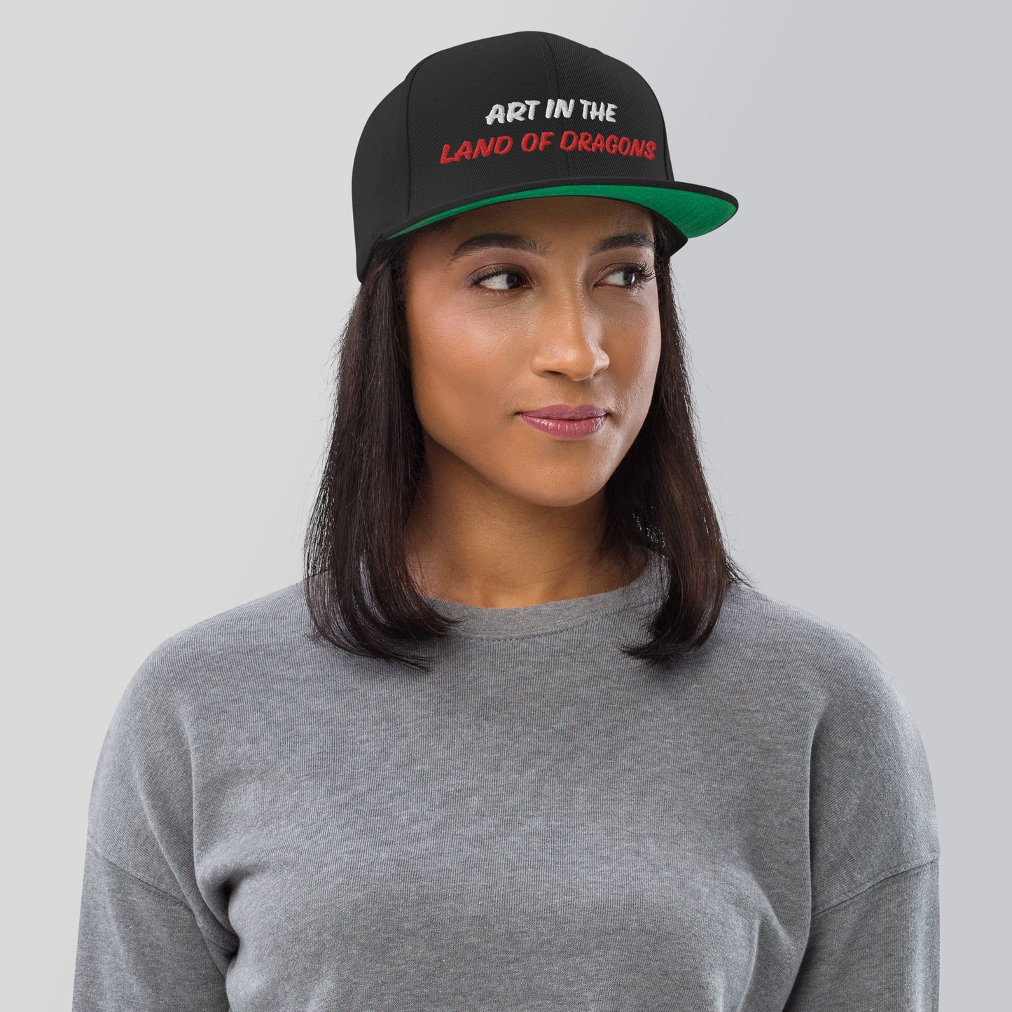 Snapback Hat ART IN THE LAND OF DRAGONS
