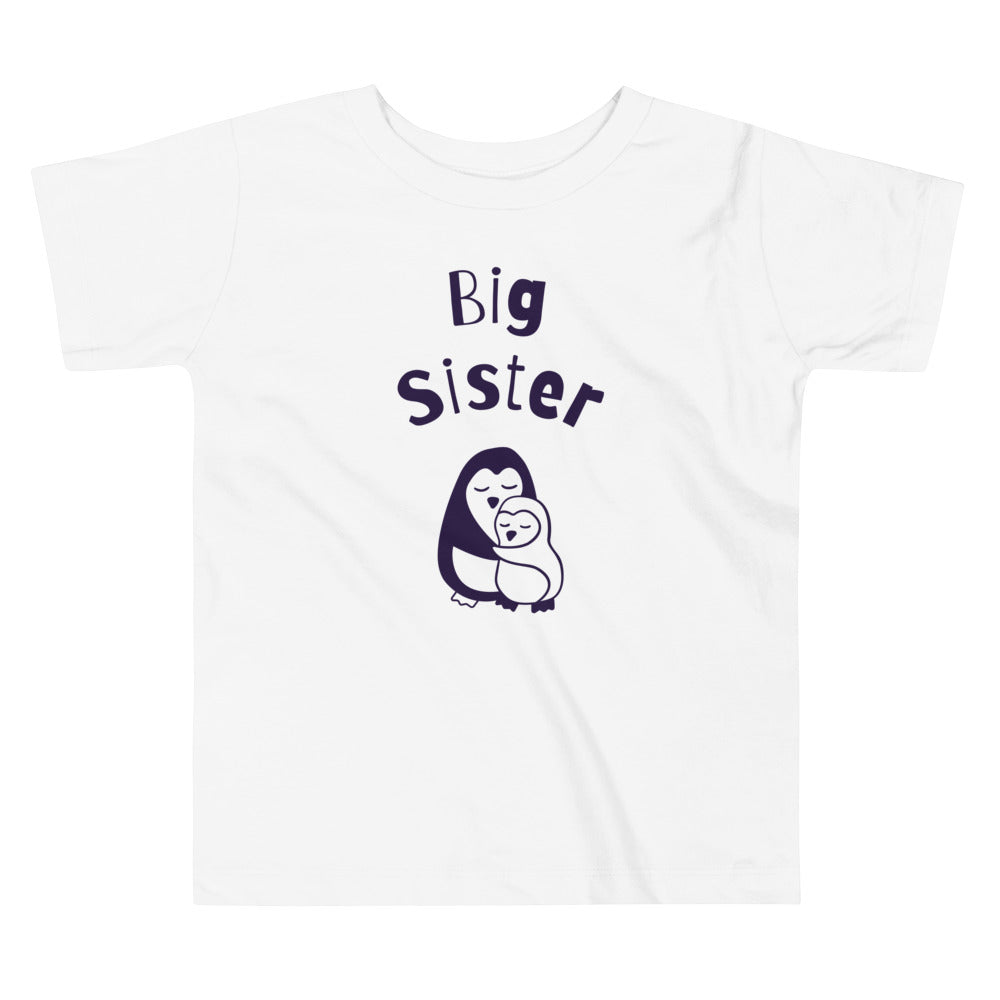 Toddler Short Sleeve Tee Big Sister