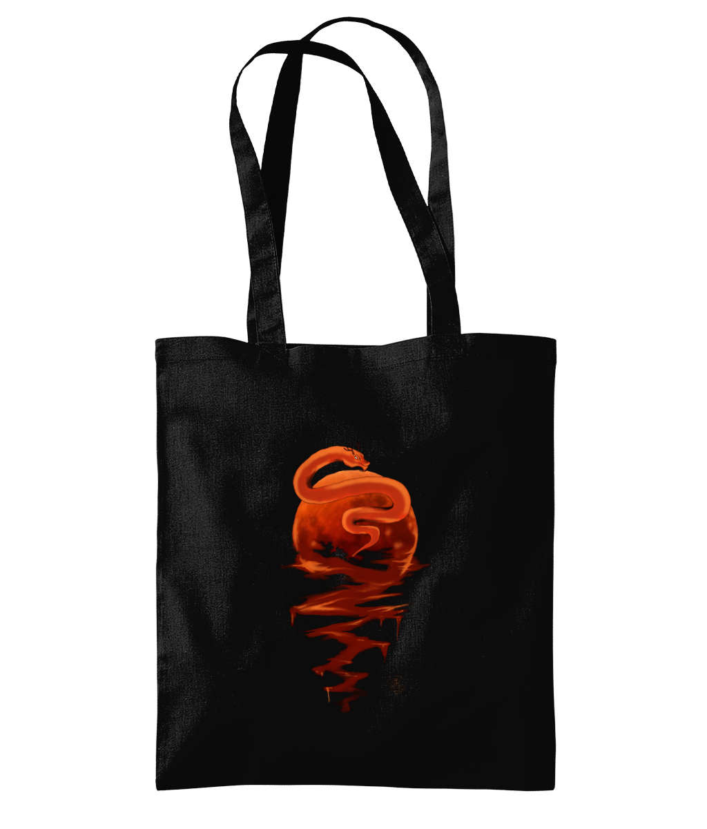 Westford Mill WM261 Organic Premium Cotton Tote Blood Moon