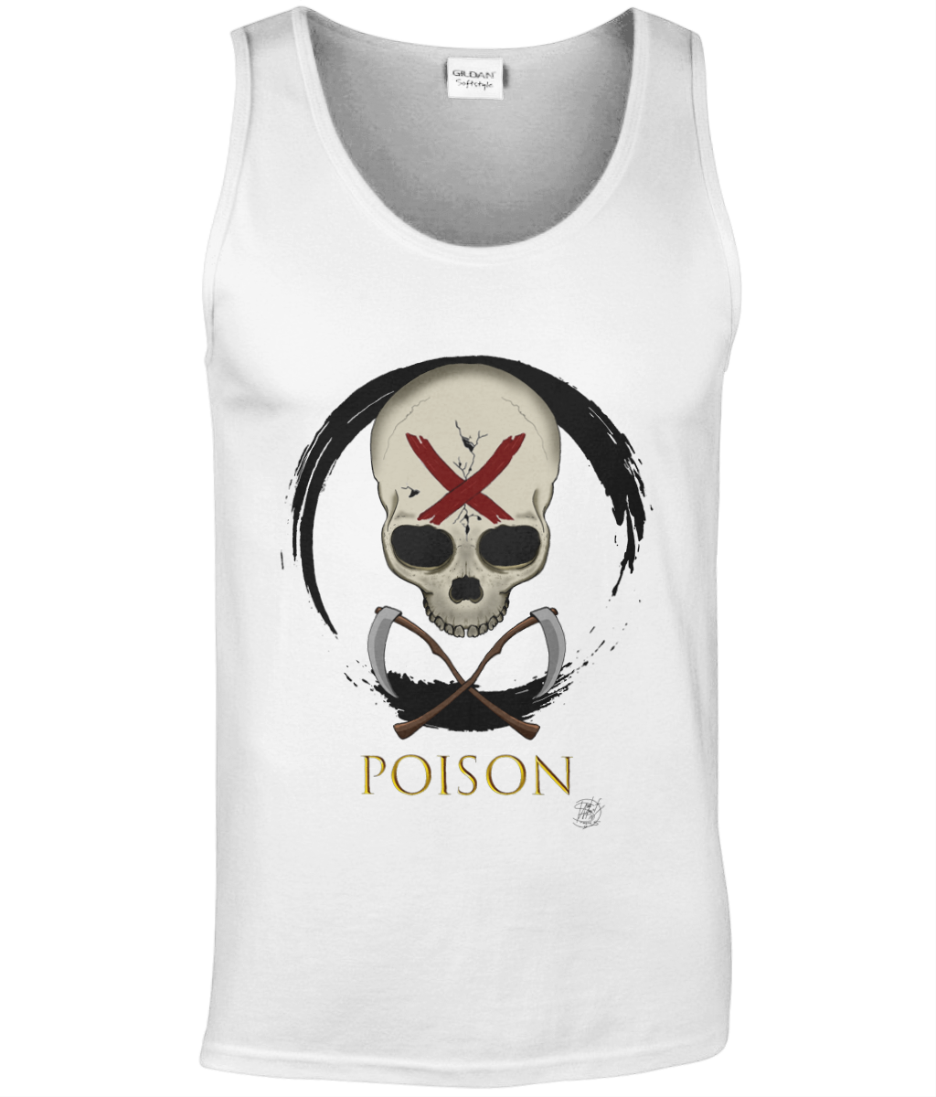 Gildan GD012 Softstyle Adult Tank Top Poison Black