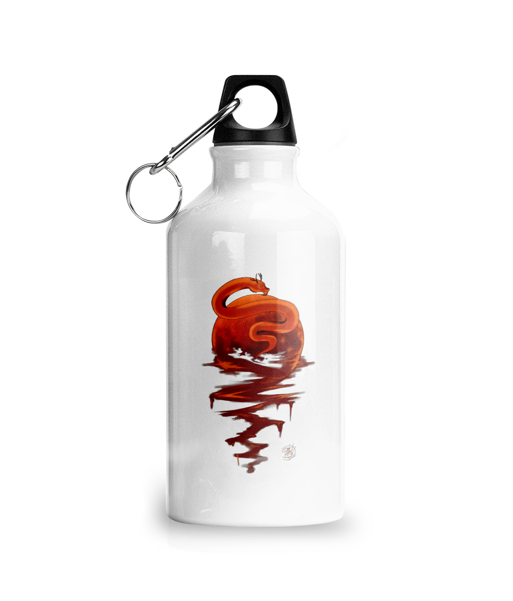 Aluminium Water Bottle Blood Moon