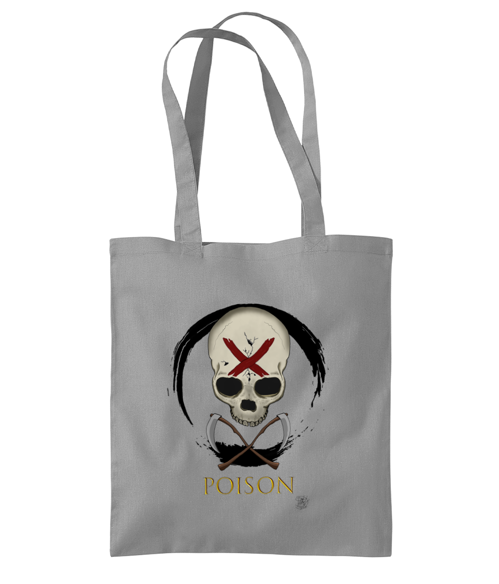 Westford Mill WM261 Organic Premium Cotton Tote Poison Black