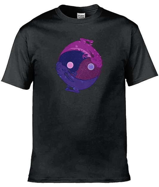 Gildan GD001 Softstyle Adult Ringspun T-Shirt Yin Yang Dragon