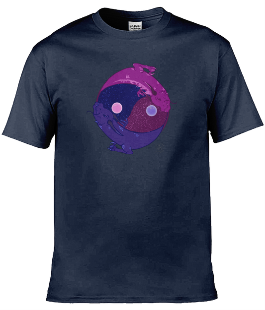 Gildan GD001 Softstyle Adult Ringspun T-Shirt Yin Yang Dragon