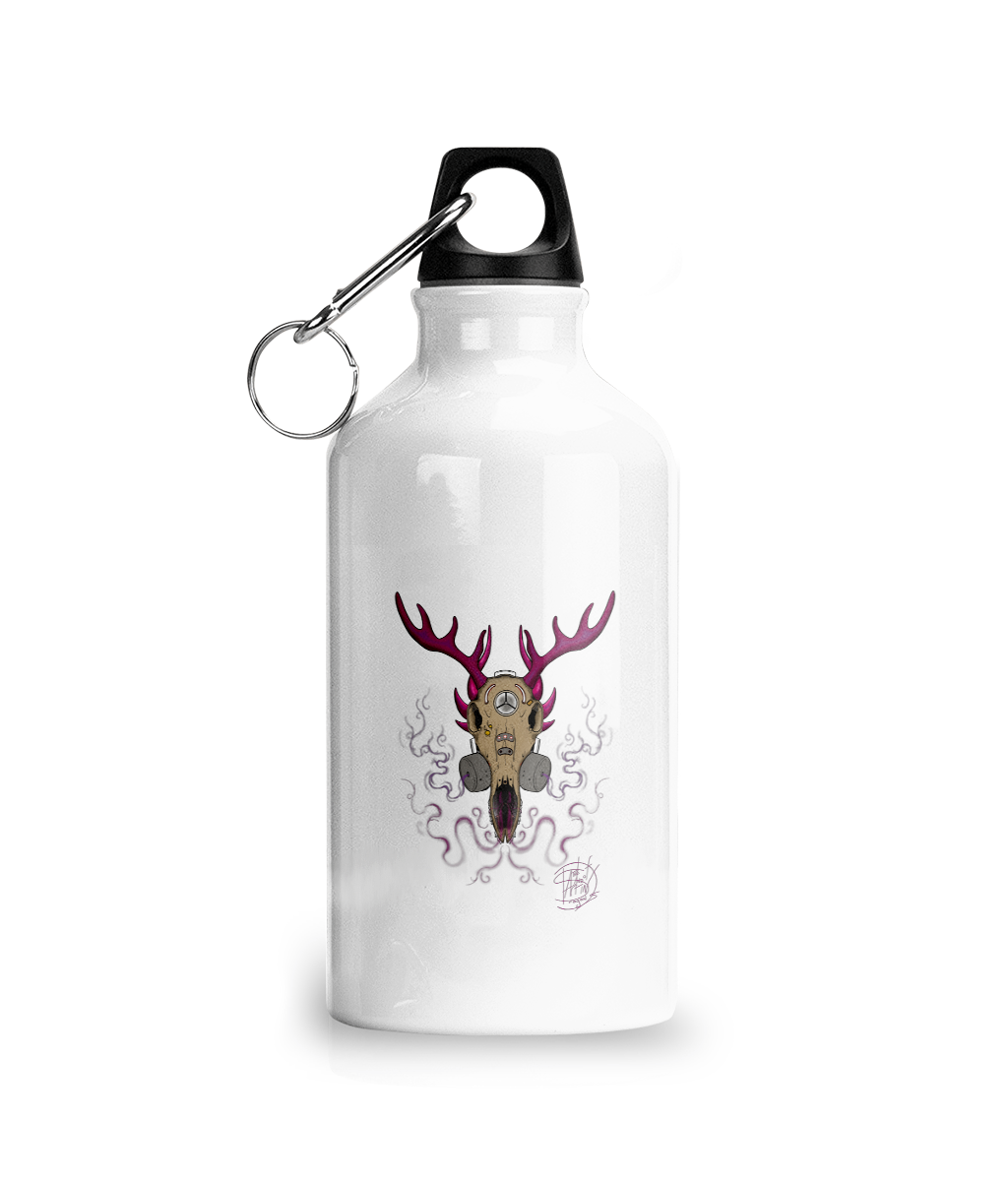 Aluminium Water Bottle Gas Mask Deer 1