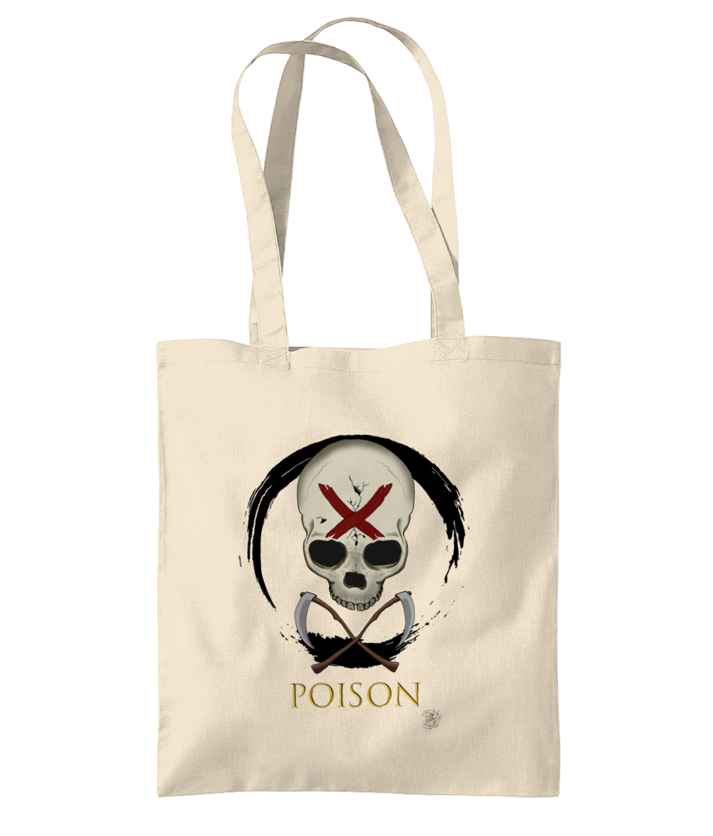 Westford Mill WM261 Organic Premium Cotton Tote Poison Black