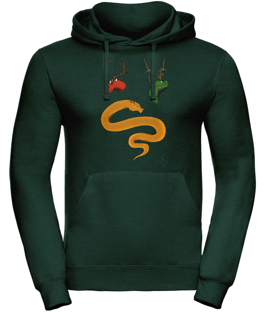 Uneek UC509 Deluxe Hoodie Trio Of Dragons