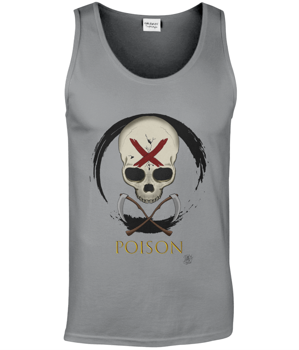 Gildan GD012 Softstyle Adult Tank Top Poison Black