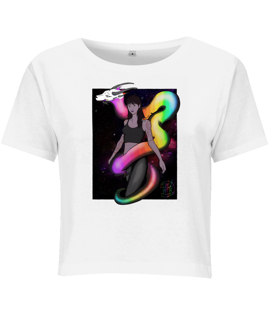 BYB BY042 Ladies Cropped Tee rainbow dragon 23