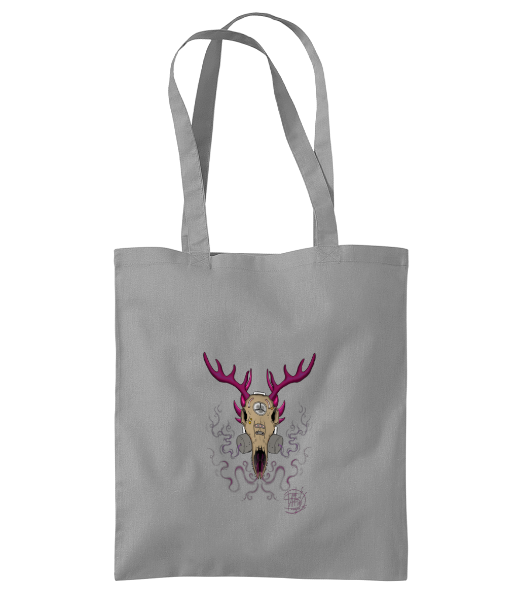 Westford Mill WM261 Organic Premium Cotton Tote Gas Mask Deer 1