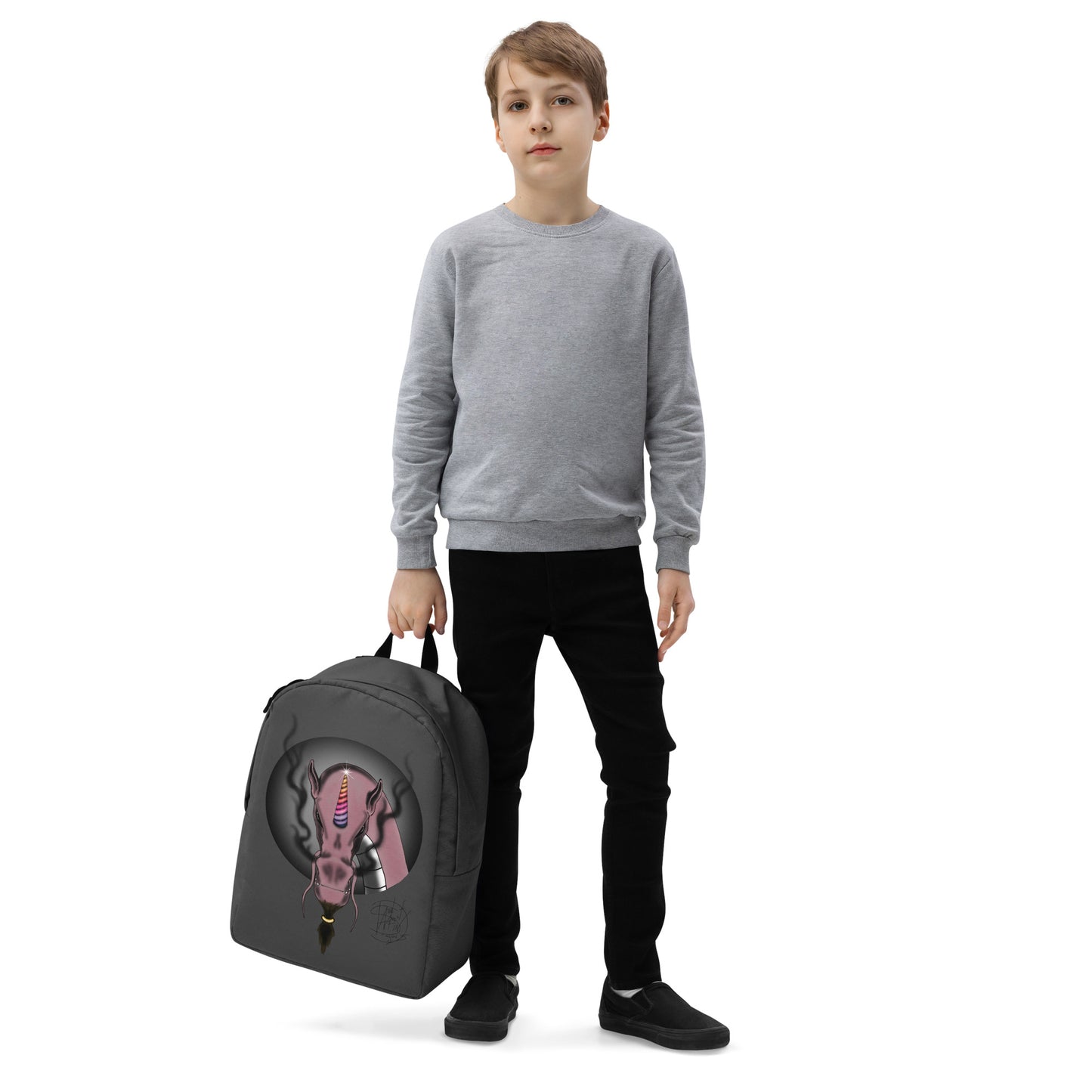 Minimalist Backpack Sparkles The Unicorn Dragon