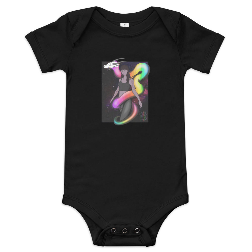 Baby short sleeve one piece Rainbow Dragon 23