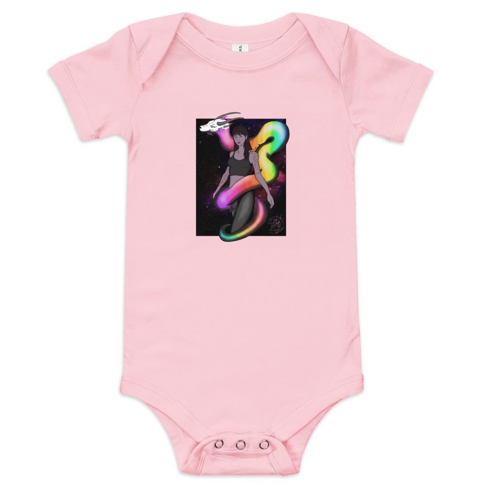 Baby short sleeve one piece Rainbow Dragon 23