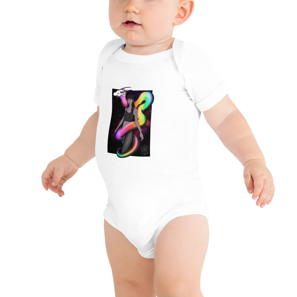 Baby short sleeve one piece Rainbow Dragon 23