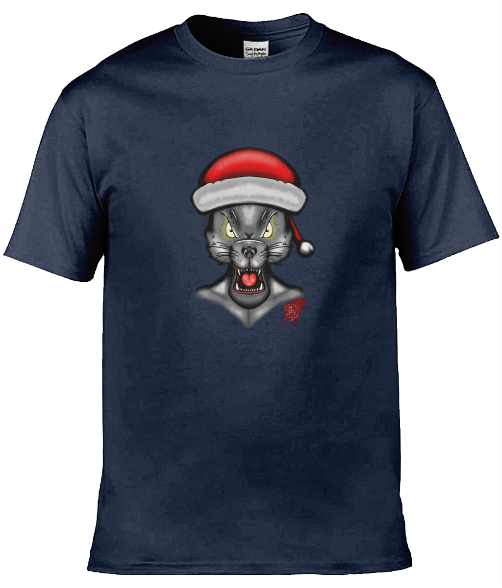 Gildan GD001 Softstyle Adult Ringspun T-Shirt Christmas Wolf