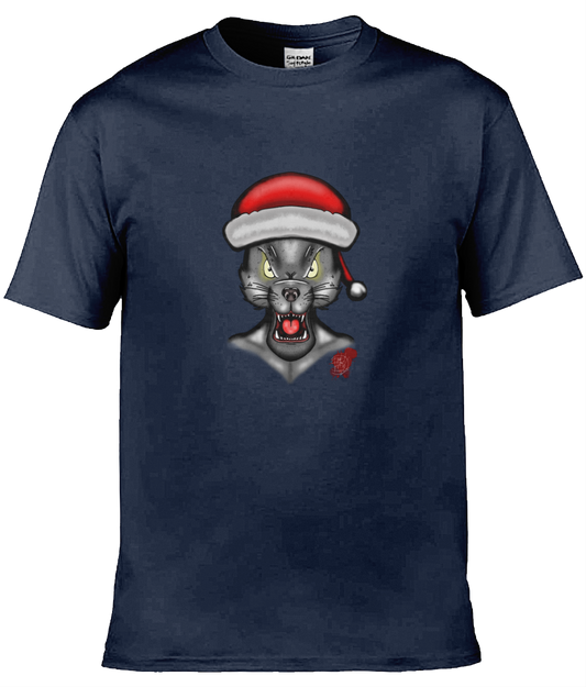 Gildan GD001 Softstyle Adult Ringspun T-Shirt Christmas Wolf