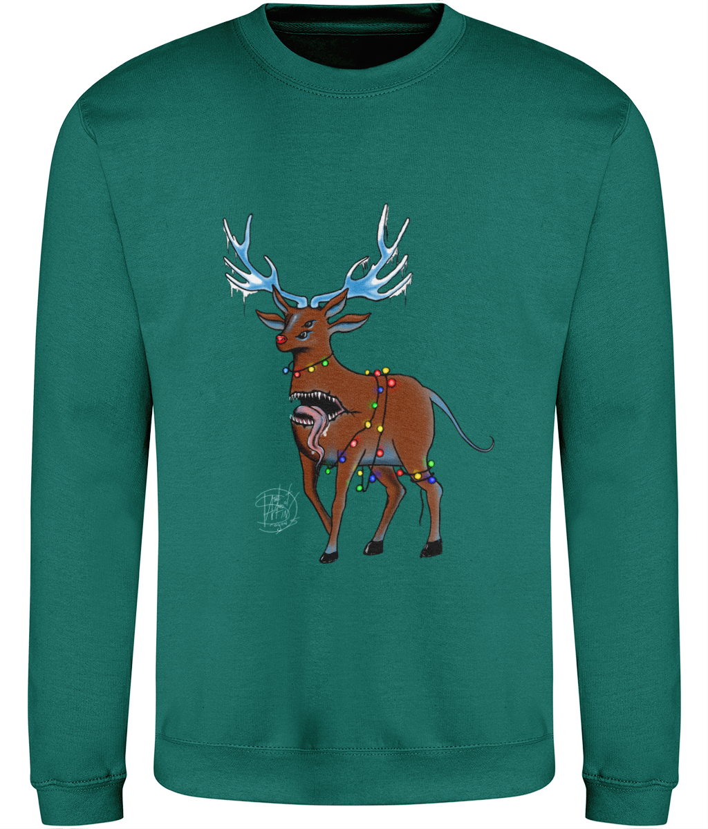 AWDis JH030 Sweatshirt Christmas Reindeer